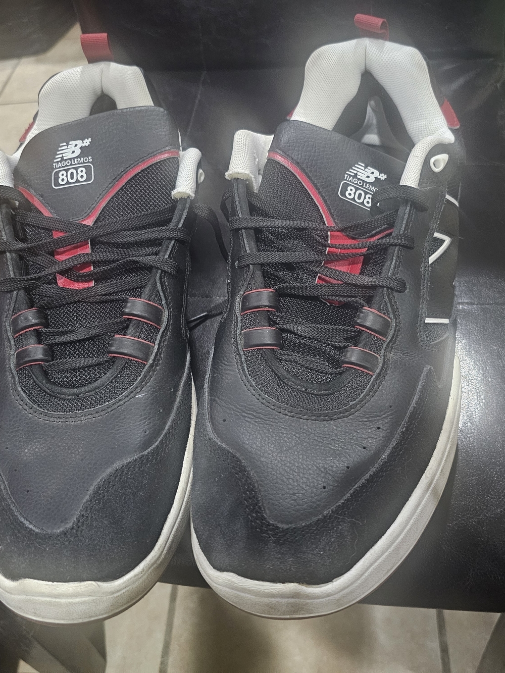 808 Black & Red Men’s Athletic Sneakers